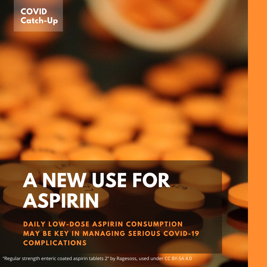 11/1 News Flash 3 Daily LowDose Aspirin Consumption May be Key in